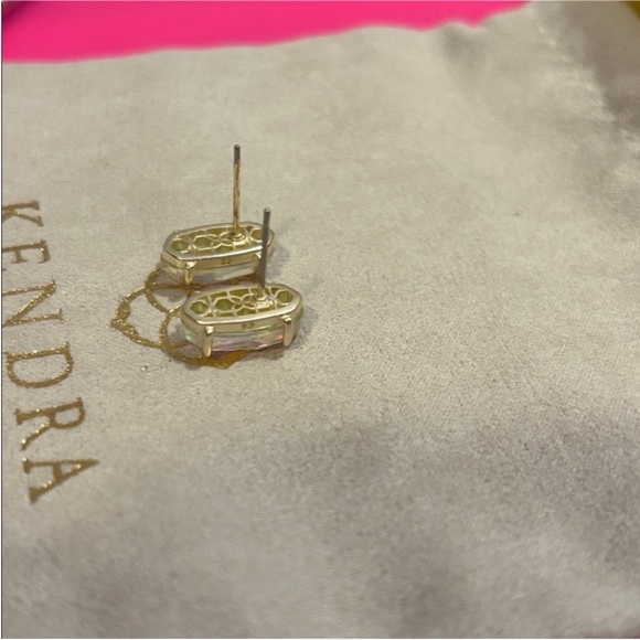 Kendra Scott Ever Earrings Kendra Scott Earrings Dichroic Glass Gold - Picture 9 of 10